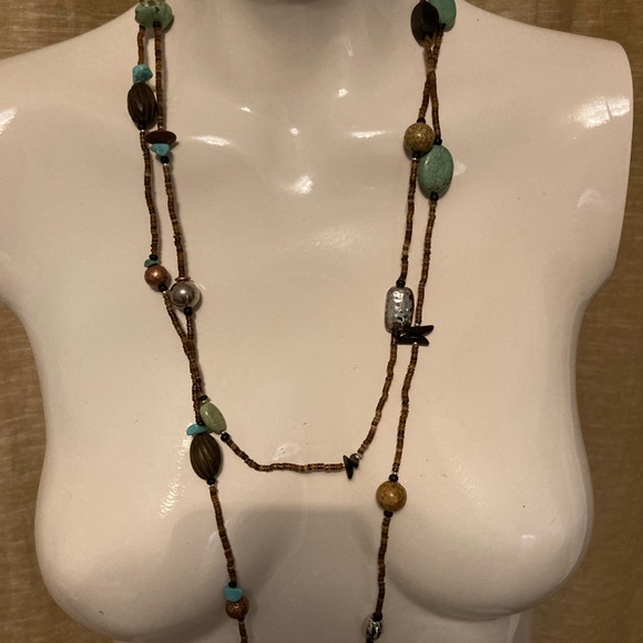 Silpada 60" Beaded & Sterling Necklace N1569 - $99 - Picture 2 of 6